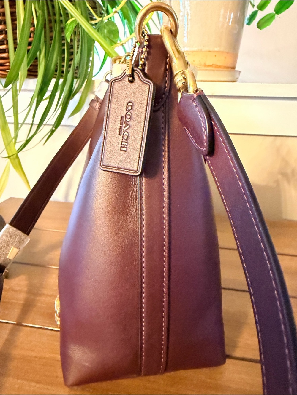 Coach Juliet Shoulder Bag - Black Currant - Picture 7 of 10